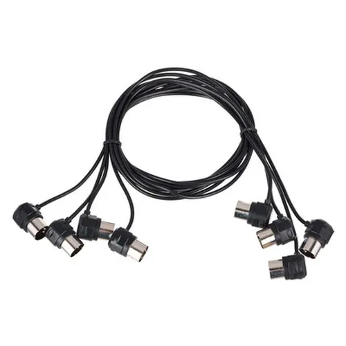 CME DIN5-3FT-90CM 4-Pack 90cm - MIDI-Kabel-Set 4 Stück, 90 cm lang, mit flacher Bauweise und seitlicher Kabelführung – ideal für platzsparende Anwendungen und ordentliches Kabelmanagement.