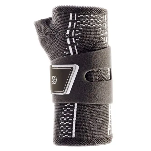 Lohmann und Rauscher L&R Cellacare® Manus Comfort Handgelenkbandage links anthrazit - Bandagen für Hände & Gelenke, bietet optimalen Halt und Komfort für verletzte Handgelenke, ideal für die Rehabilitation.