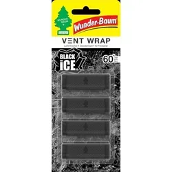 Lufterfrischer Wunderbaum Vent Wrap Black Ice Duftclip - Lufterfrischer mit mysteriösem Zitrus- und Waldduft, unauffällig und einfach zu montieren für gleichmäßige Duftverteilung im Fahrzeug.