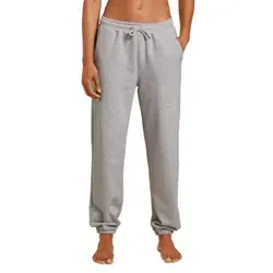 Calida Circular Lounge Pants With Cuffs - Nachtwäsche aus 100% nachhaltiger Baumwolle, mit praktischen Seitentaschen und elastischen Bündchen für optimalen Komfort und modernen Stil.