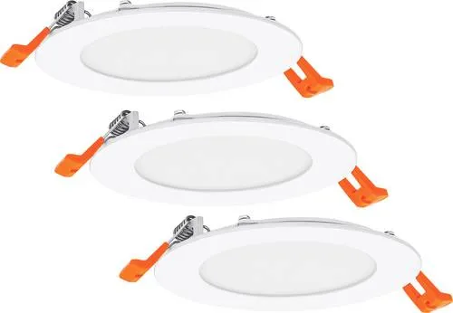 OSRAM HOMELIGHTING Downlight Slim Set 3 x 120mm 3000K - Decken- & Wandleuchten: Schlankes Design und warmweißes Licht - ideal für stilvolle Außenbeleuchtung.