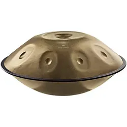 Sonic Energy Sensory Handpan Gold – C# Moll, 9 Töne, 432 Hz - Steel Pan – Intuitiv spielbares Percussion-Instrument aus Edelstahl für Meditation und Yoga, inkl. Zubehör für ein harmonisches Klangerlebnis.