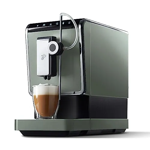 Tchibo Kaffeevollautomat Esperto Pro - One Touch Funktion für Caffè Crema & Espresso - Kaffeevollautomaten mit One Touch Milk System für individuelle Kaffeespezialitäten. Exklusives Modell in Metallic Mint, platzsparendes Design und schnelle Reinigung.