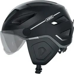 ABUS Stadthelm Pedelec 2.0 ACE - Sicherer Fahrradhelm mit Rücklicht für E-Bikes - Fahrradhelm für E-Bikes und S-Pedelecs mit NTA Norm, In-Mold-Fertigung und Regenhaube für optimalen Schutz und Komfort. Ideal für Damen und Herren.