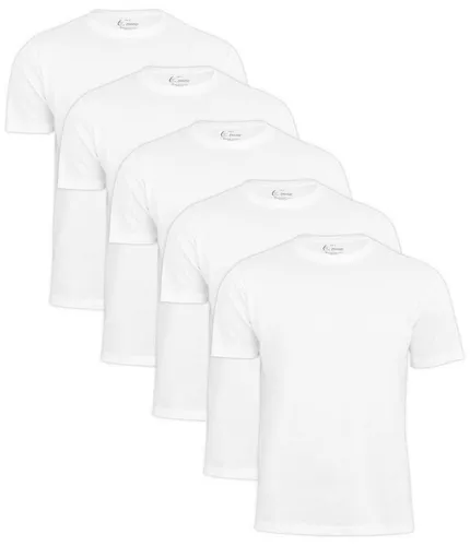 Cotton Prime 5er Pack T-Shirt O-Neck - Tee - Herren Oberbekleidung aus hochwertig gekämmter Baumwolle, hautsympathisch und angenehm zu tragen für ein lässiges Tragegefühl.