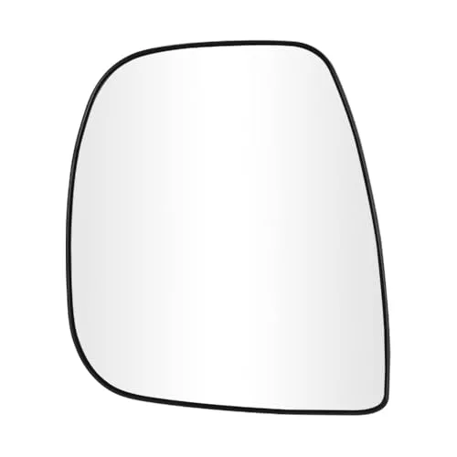 SENZEAL Spiegelglas Fahrerseite Beheizbar mit Trägerplatte für Citroen Berlingo 2012-2023 Peugeot Partner 2012-2023 1608181280 Außenspiegel Glas Ersatz Links