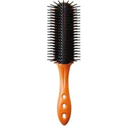 Y.S. Park Air Styler 09 Orange - Ionenbürste - Glätteisen mit antistatischem Spezialkunststoff, ultraleicht (66g) und hitzebeständig bis 100°C. Perfekt zum Entwirren und für mehr Fülle und Volumen.