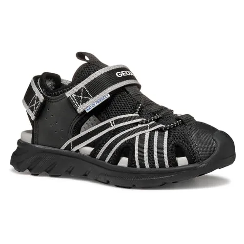 Geox GEOX SANDAL AIRADYUM - Atmungsaktive Kinder-Sandalen in Schwarz 29 EU - Sandalen für Kinder mit RESPIRATM Technologie, atmungsaktiv und wasserfreundlich, perfekt für warme Tage.