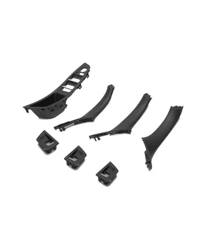 SQIFBA Türgriff Innen Linkslenker LHD für 5er F10 F11 520 525 Auto-Innentürgriff Vordertür Griffverkleidung(LHD-Black)