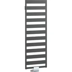 Kermi Badheizkörper Casteo 986 x 500 mm, graphit - Stylischer Kermi Badheizkörper Casteo in graphit, 986 x 500 mm. Ideal für die Wandmontage, sorgt für wohlige Wärme und ist gleichzeitig ein eleganter Handtuchwärmer. Perfekt für moderne und klassische Bäder.