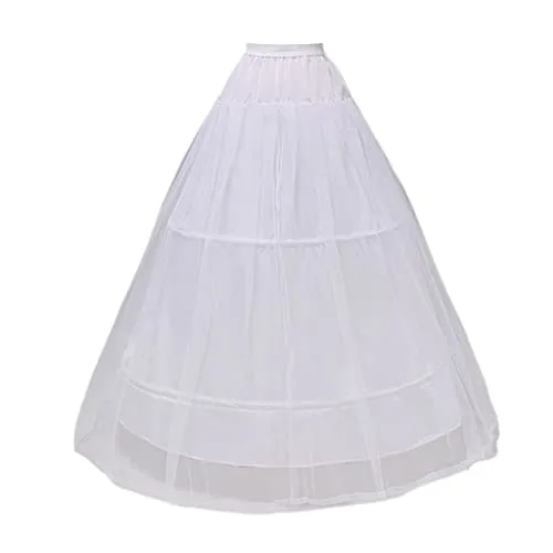 ZZALLL2 Reifen 1-lagiger Garnrock Braut Braut Brautkleid Unterstützung Petticoat Frauen Kostüm Röcke Futter Liner