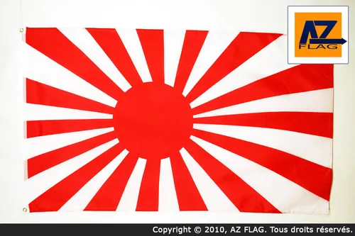 FLAGGE KAISERLICH JAPANISCHE ARMEE 150x90cm - JAPAN WWI FAHNE  90 x 150 cm - fla