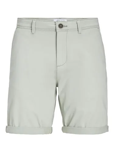JACK & JONES Herren Chino Shorts Regular Fit 12165604,Desert Sage,M