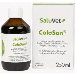 ColoSan 250ml - Effektives Ergänzungsfuttermittel gegen Blähungen - Ergänzungsfuttermittel für Hunde, Pferde, Schafe, Kaninchen und Ziegen, hilft effektiv bei Magen-Darm-Störungen und Blähungen mit dem Hauptbestandteil Sternanisöl.