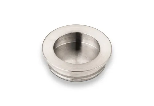 SO-TECH® Möbelgriff Muschelgriff Einlassgriff EL-07 echt Edelstahl, wird in die Front eingefräst