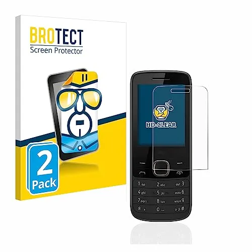BROTECT 2 Stück Schutzfolie für Nokia 225 4G Displayschutz Folie Made in Germany, Ultra-Klar
