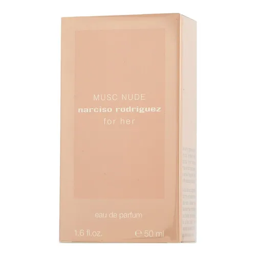 Narciso Rodriguez For Her Musc Nude Eau de Parfum 50 ml - Damenduft mit florientalem Moschus, vegan und umweltfreundlich. Umhüllt die Haut wie eine zweite Haut und vereint sinnliche Noten von Rosenöl und Tonkabohne.