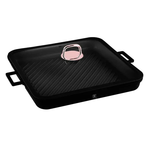 PATELNIA TYTANOWA Z POKRYWĄ 34x34cm BERLINGER HAUS BH-7789 BLACK R 5999108485671