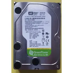 Western Digital WD20EURS AV-GP 2TB interne Festplatte - Festplatte für Dauerbetrieb, optimiert für Audio-/Video-Streaming mit SilkStream-Technologie und geringer Geräuschentwicklung – ideal für PVRs und Überwachungssysteme.
