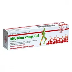 Rhus COMP.Gel DHU 50 g - Arzneimittel zur Linderung von Gelenkbeschwerden, wirkt schnell und effektiv für mehr Beweglichkeit im Alltag.