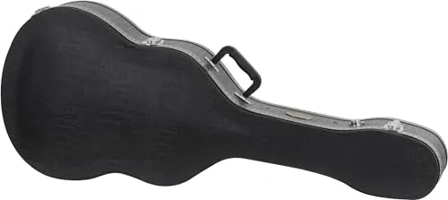 Rocktile E-Gitarren-Koffer Deluxe für Konzertgitarren - Hochwertiger Gitarrenkoffer aus Kunstleder mit weichem Innenfutter, idealer Schutz und integriertes Staufach für Zubehör. Perfekt für Transport und Aufbewahrung.