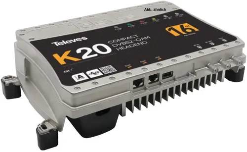 Televes Kompaktkopfstelle K20-24 - Kompakte Kopfstelle für bis zu 24 Programme, erweiterbar und ideal für den professionellen Einsatz in Audio- und Video-Anwendungen.