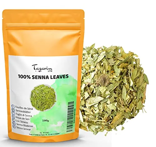 100g Ganze Sennesblätter - Natürliches Abführmittel - Präparate zur Entgiftung & Detox-Kur, fördert die Darmpassage und ist ideal gegen Verstopfung. 100% natürliche Sennesblätter für eine sanfte Reinigung.
