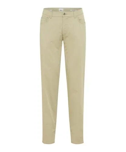 Brax Herren Five-Pocket-Hose Style CADIZ AVOCADO, hellgrün, Gr. 34/34 - Stylische Five-Pocket-Hose im Straight Fit, aus ultraleichtem Satin für optimalen Tragekomfort und vielseitige Kombinationsmöglichkeiten.