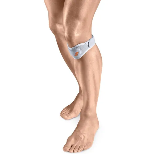 Sporlastic Kasseler Patellar-Sehnenbandage Schwarz - Bandagen & Orthesen, bietet gezielte Unterstützung bei Jumpers Knee und lindert Schmerzen durch gezielte Druckverteilung.