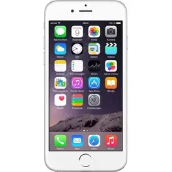 Apple iPhone 6 16GB Silber - Leistungsstark und Elegant - Handy mit Vertrag: Das iPhone 6 bietet ein brillantes Retina HD Display, 64-Bit A8 Chip für extreme Leistung und eine herausragende 8 MP iSight Kamera für atemberaubende Fotos und Videos.
