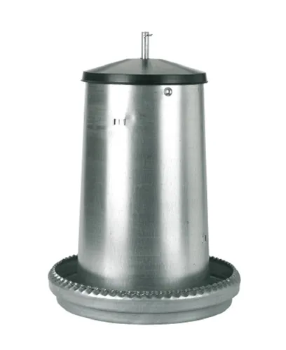 Futterautomat 71102 für Geflügel - Sonstige, verzinkter Futterautomat mit 18 l Fassungsvermögen, ideal für die Fütterung von Junghennen und Küken.