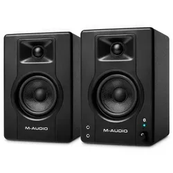 M-Audio BX3 BT - Kompakte 120W Bluetooth-Studiomonitore - Studio-Monitore mit 3.5-Zoll Tieftöner und Bluetooth für kabelloses Streaming. Ideal für Musikproduktion, Gaming und Podcasts. Inklusive MPC Beats Software zur kreativen Unterstützung.