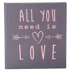 Goldbuch Hochzeitstagebuch All you need is love grau