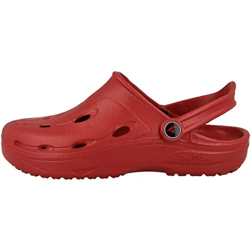 Dux Clog chilli - XL 43 - Pantoletten aus Duflex-Material, atmungsaktiv und ergonomisch, bieten optimale Druckentlastung und Komfort für jeden Fuß.