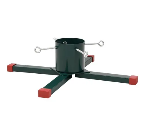 furnicato Weihnachtsbaum-Ständer 60x60 cm – Stabil und Praktisch - Stabiler Weihnachtsbaumständer mit Wasserbehälter für frische Bäume. Robust und langlebig, ideal für Bäume bis 2,6 m Höhe. Einfache Montage garantiert!