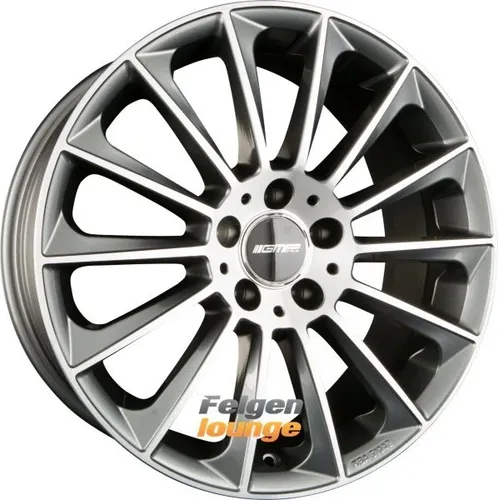 GMP Stellar Alufelgen 19 Zoll - Schwarz Poliert - Felgen in 8.5x19" mit Vielspeichen-Design, ideal für sportliche Fahrzeuge. Hohe Traglast von 750 kg und attraktive schwarze Diamond-Oberfläche für einen edlen Look.