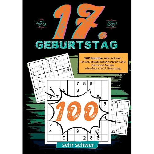 Tredition 17. Geburtstag- Sudoku Geschenkbuch (Deutsch, Geburtstage mit Sudoku, 2024) (57036768)