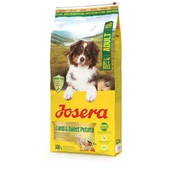 Josera Lamb & Sweet Potato 12,5 kg - Getreidefreies Hundefutter mit Lamm und Süßkartoffel, ideal für empfindliche Hunde. DLG-zertifiziert für höchste Qualität und hergestellt in Deutschland.