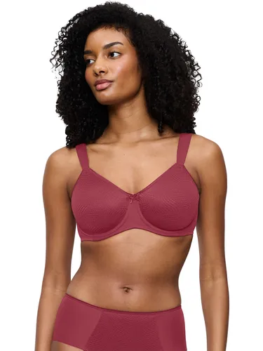 Triumph Essential Minimizer T W - Minimizer-BH (70E Sweet Marsala) - Minimizer-BH zur optischen Verkleinerung der Brust um eine Cup-Größe. Ungepolsterte, glatte Jacquard-Jersey-Cups mit LYCRA für perfekten Sitz und hohen Tragekomfort.