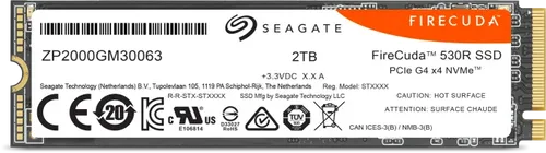 Seagate FireCuda 530R NVMe SSD 2TB - Solid State Drive (SSD) für PS5 und PC, blitzschnelle 7.300 MB/s Lesegeschwindigkeit, ideal für Gamer und kreative Profis, die Leistung und Geschwindigkeit benötigen.