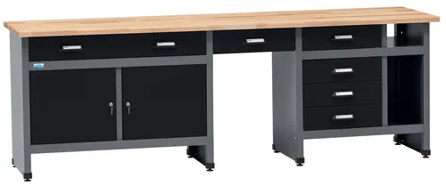 KÜPPER Werkbank 12280 – Robuste Werkbank mit 6 Schubladen - Hochwertige Küpper Werkbank 12280 mit 300 kg Traglast, 2 Türen und 6 Schubladen für optimale Organisation. Ideal für Werkstätten und Hobbyräume – stabil und vielseitig einsetzbar.
