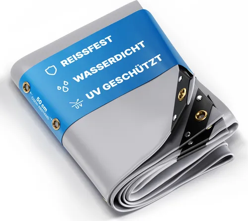 NEMAXX UMBRELLA® Abdeckplane 600x1000 cm - Wasserdichte Abdeckplane für universellen Einsatz – extrem reißfest und langlebig, ideal zum Schutz von Gartenmöbeln, Pools und mehr. 100% wasserdicht und UV-stabil.