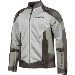Klim Induction Motorrad Textiljacke XS, grau - Motorradjacke aus hochfestem KarboniteTM-Gitter, ideal für Sicherheit und Komfort auf der Straße. Robuste 500d Cordura® Overlays für zusätzlichen Schutz.