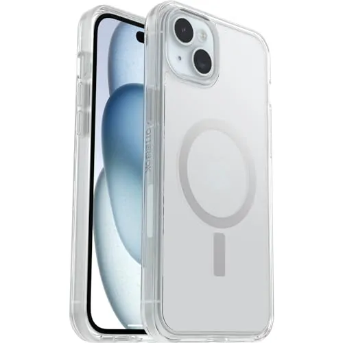 OtterBox Symmetry Clear MagSafe NERDS - Schutzhülle für iPhone - Stylische und klare Schutzhülle für iPhone mit MagSafe-Unterstützung. Bietet optimalen Schutz und ist einfach zu handhaben.