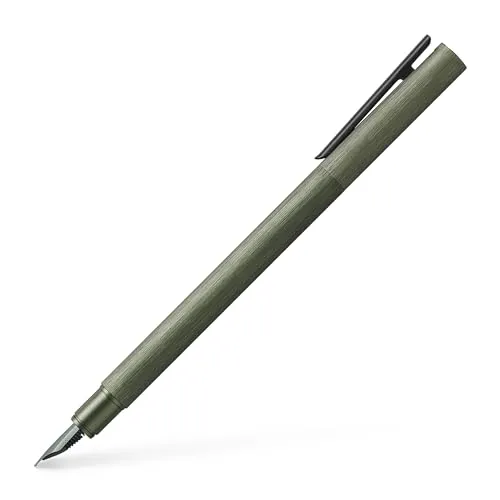 Faber-Castell 146152 - Füller Neo Slim Aluminium, Federbreite EF, olivgrün