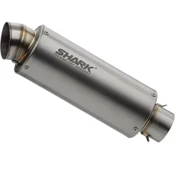 SHARK EXHAUST SRC 4 Titan silber - Hochwertiges Auspuffsystem aus Titan für sportliche Fahrzeuge. Mit Factory Style Endkappe und sichtbaren Schweißnähten bietet es nicht nur einen kräftigen Sound, sondern auch eine ansprechende Optik. Ideal für den professionellen Einsatz.