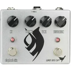 Wren & Cuff Elephant Skin T. Sanders Fuzz - Troy Sanders Signature Fuzz Pedal für authentischen Klang, ideal für Bass und Gitarre. Handselektierte Bauteile und fußschaltbare Gain-Stage für vielseitige Effekte.