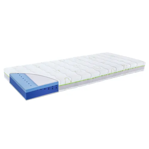 Jugendmatratze MEERESBRISE von Träumeland - 90x190 cm, 15 cm hoch - Matratze für Kinder und Heranwachsende, mit feuchtigkeitsregulierendem TENCELTM Bezug für optimales Schlafklima und Allergiker geeignet.