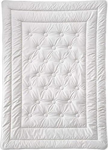 billerbeck Classic Organic 381 Cosidream Superlight 135x200 cm - Bettdecke aus 100% GOTS-zertifizierter Schafschurwolle für natürlichen Schlafkomfort. Leicht, atmungsaktiv und nachhaltig - ideal für umweltbewusste Schläfer.