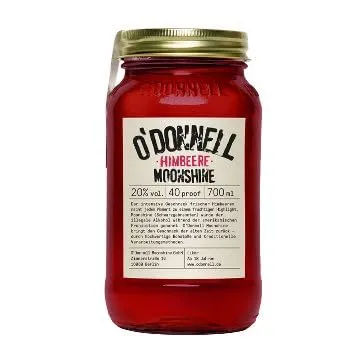 O'Donnell Moonshine Himbeer-Likör, 700 ml, Limited Edition, 20% vol.